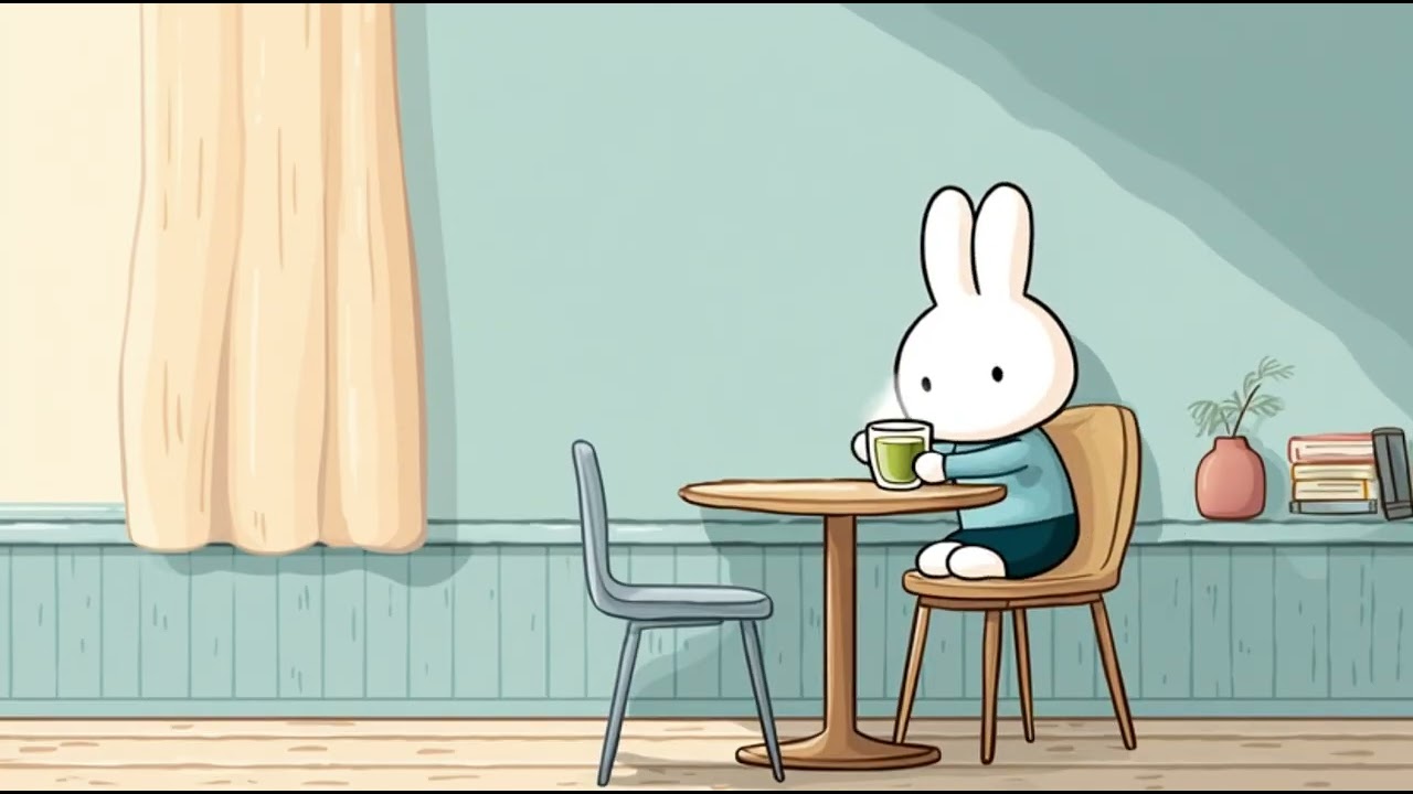 💚🎶 Lo-Fi Matcha Mood 🍵 – Calm Music for Study & Work .🐰