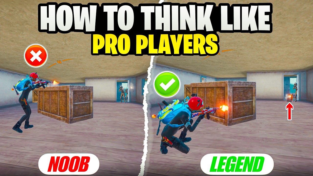 START THINKING LIKE PRO PLAYERS IN BGMI🔥NOOB TO PRO GAME-SENSE TIPS & TRICKS | BGMI / PUBG MOBILE. 