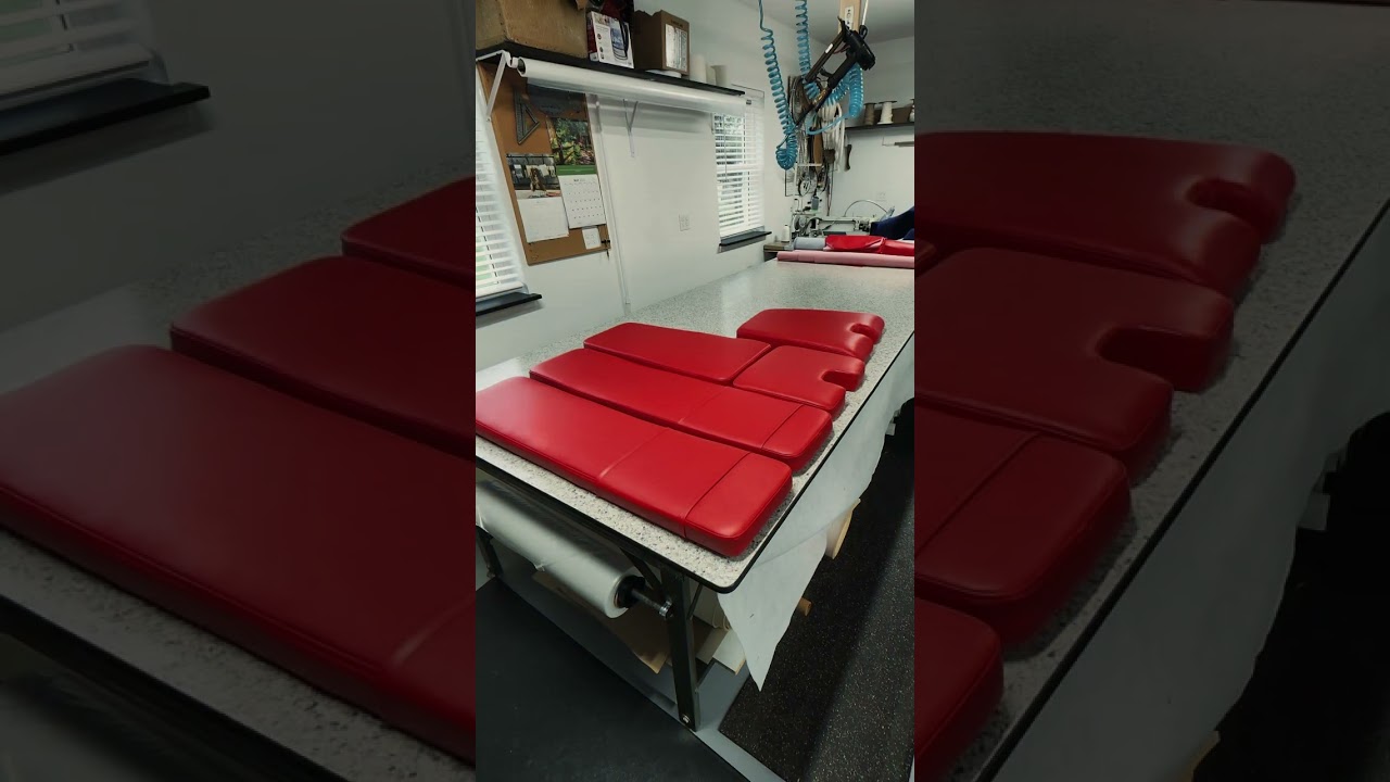 🎥Custom Gym Bench Seat Restoration by Alex Upholstery
