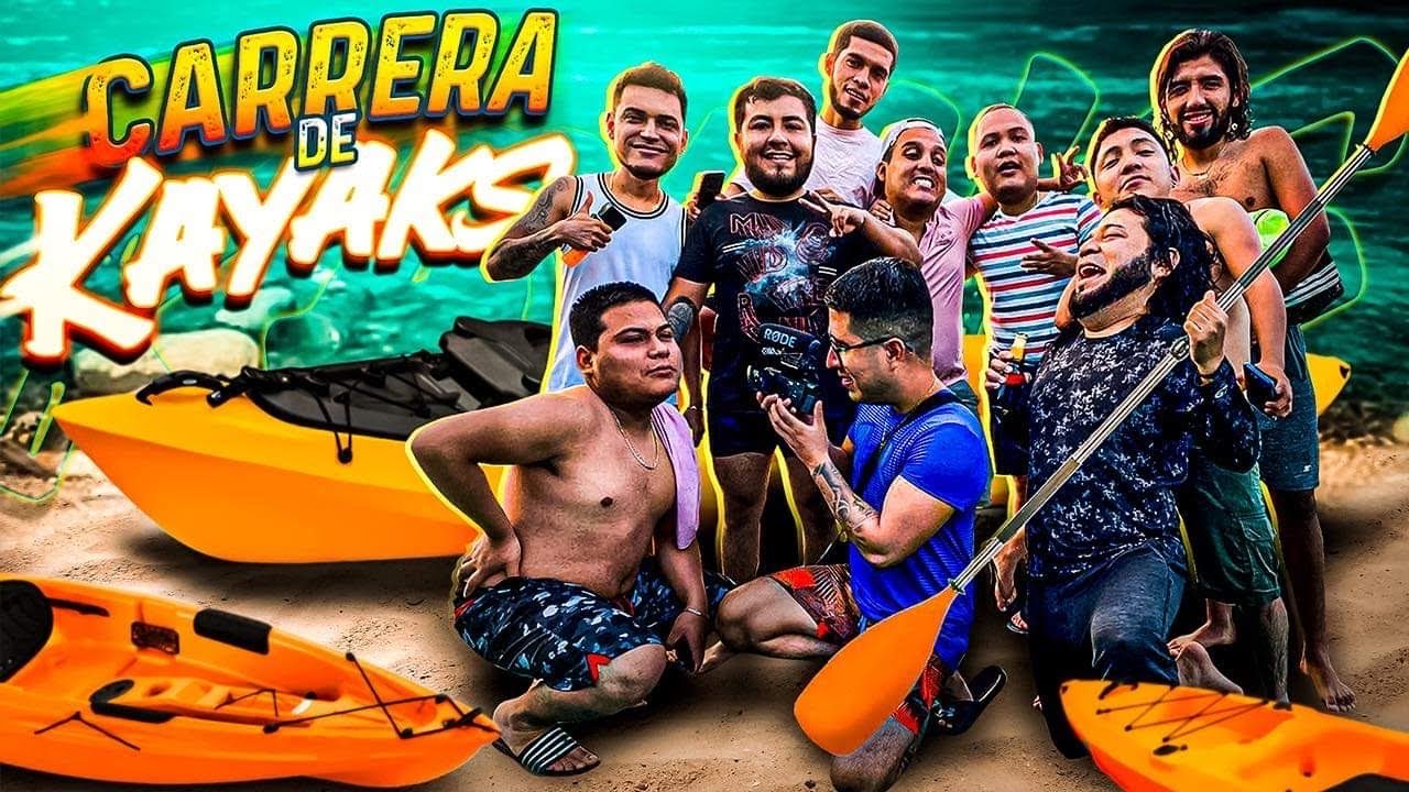 🔥RETO CARRERAS DE KAYAKS CON EL CREW😎