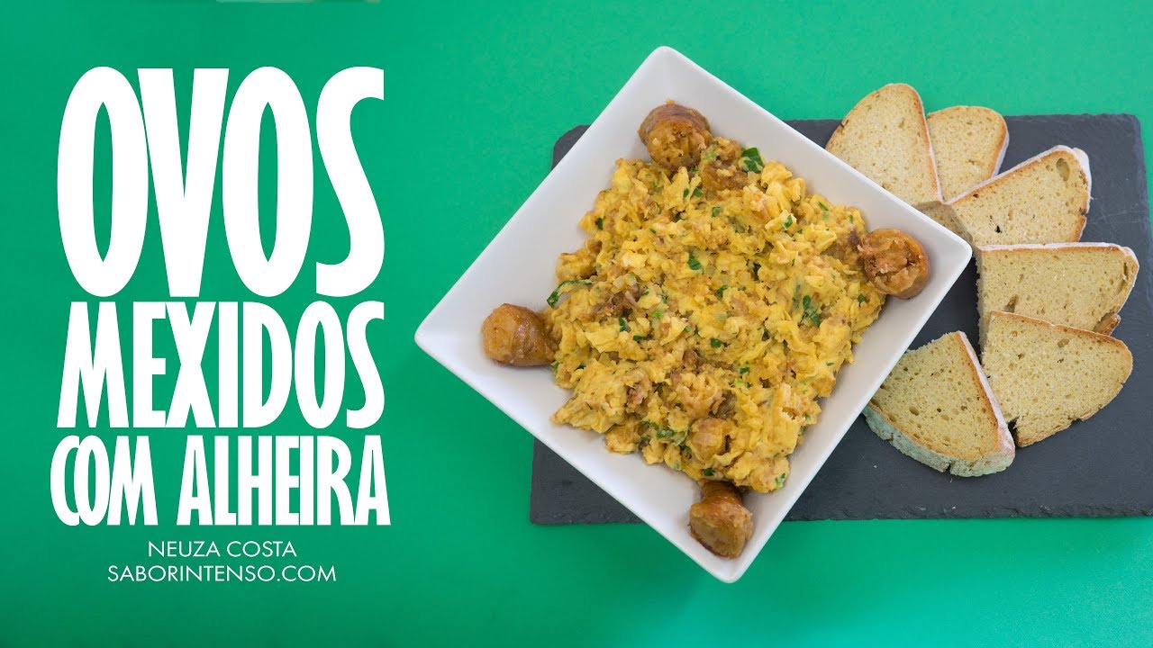 Ovos Mexidos com Alheira