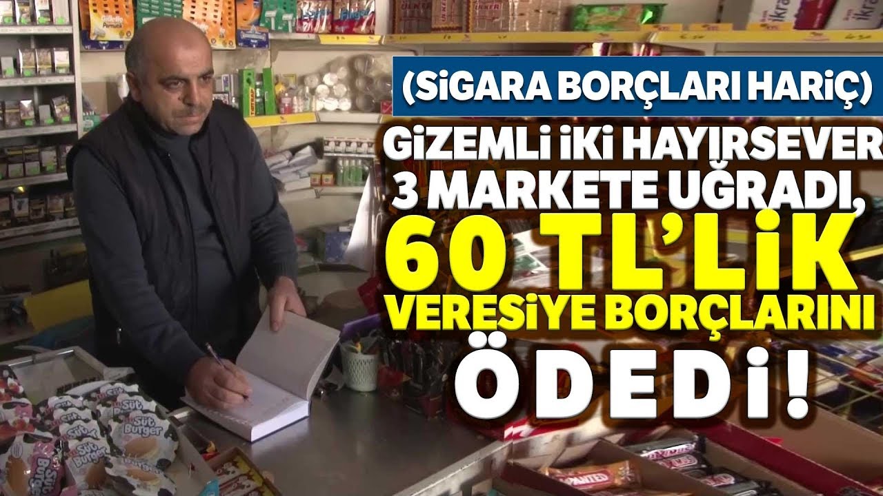 Robinhood Vatandaşın 60 Bin TL'lik  Veresiye Borcunu Kapattı