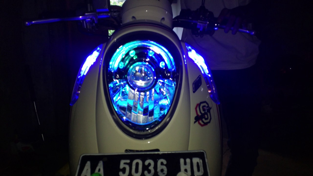 Lighting modifikasi HONDA SCOOPY FI