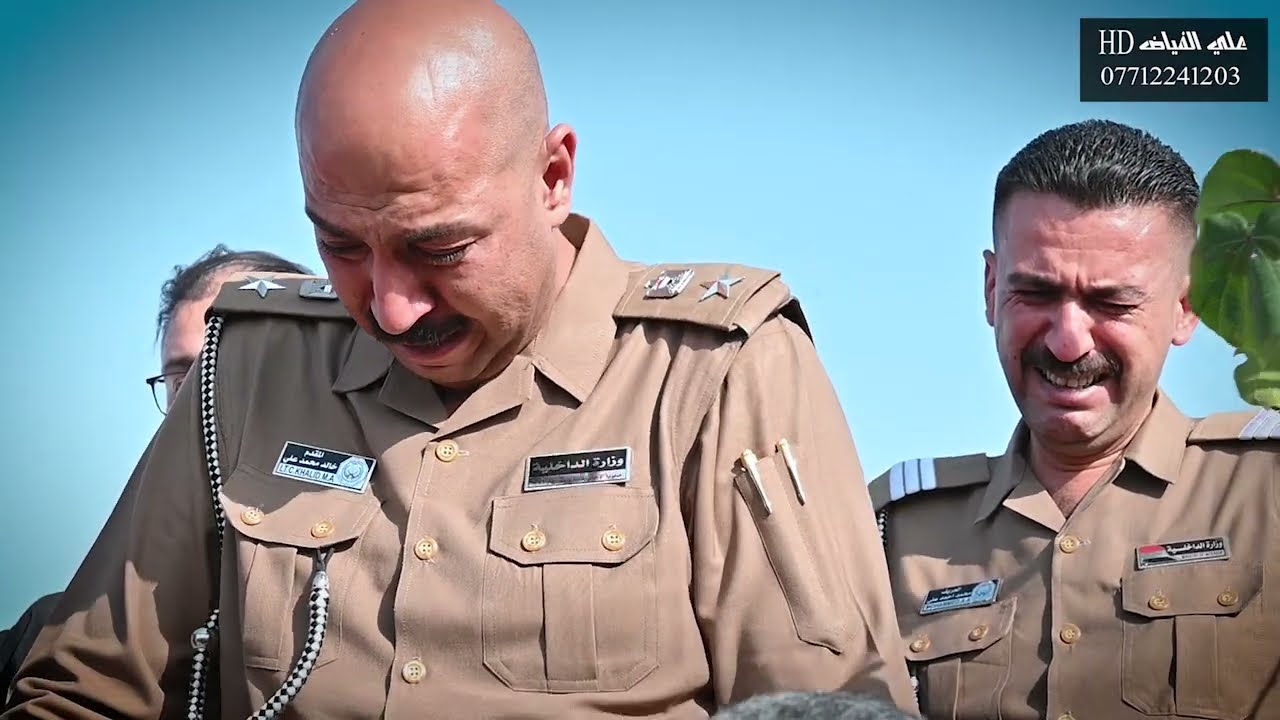 ضابط برتبة مُلازم يستشهد إثناء التدريب الشهيد الملازم ابراهيم محمد الجنابي  تصوير علي الفياض