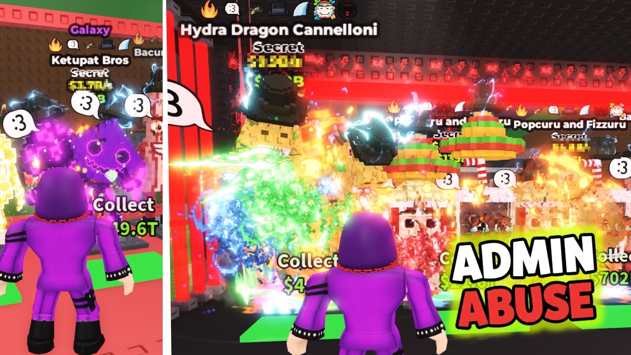 😱Los KETUPAT BROS + EXCLUSIVOS DEL JUEGO + HYDRA DRAGON + 2 POPCURUS EN NUESTRO MEJOR ADMIN ABUSE!