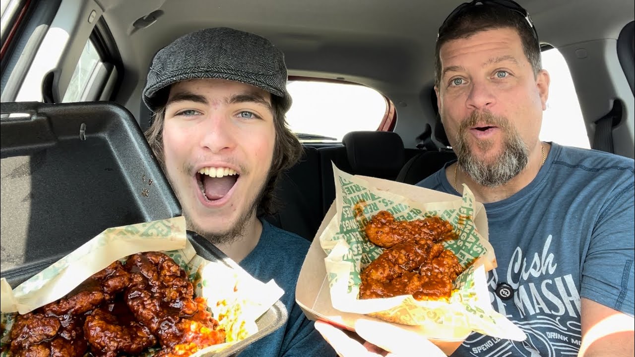 Wingstop NEW Sweet BBQ Blaze Tenders and Atomic Tenders Review! | WORTH A TRY?