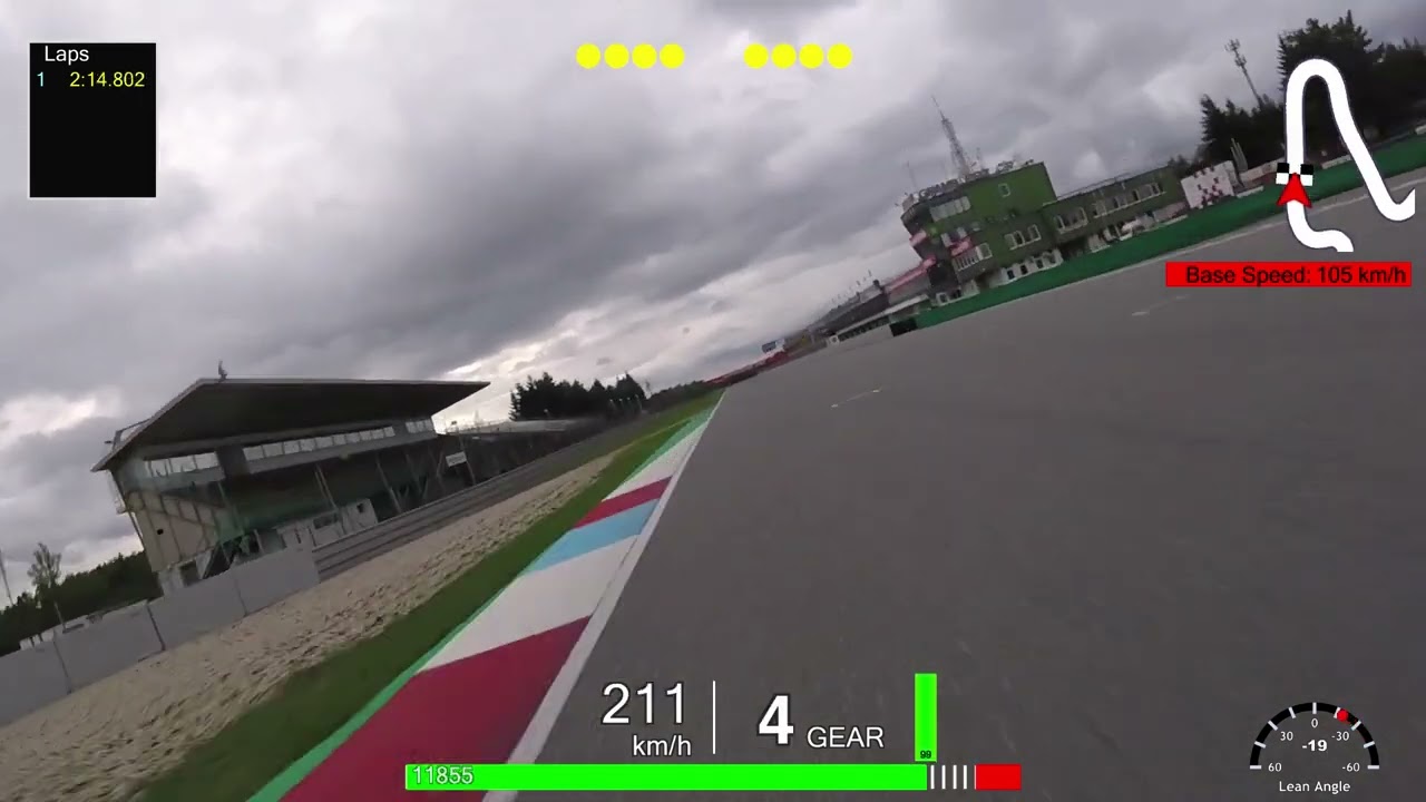 OnBoard Brno Brünn - Aprilia RSV4 RF 2018 - 09/22 Hafeneger - PB 2:15,972min