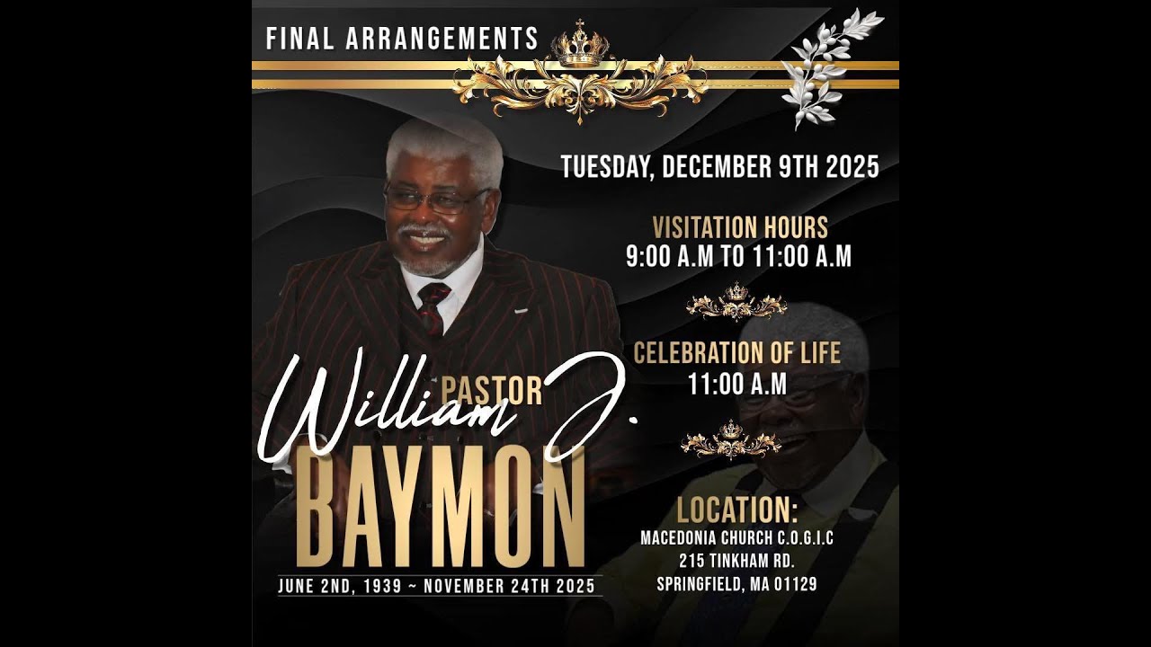 Homegoing Celebration of Pastor William J. Baymon, Sr.