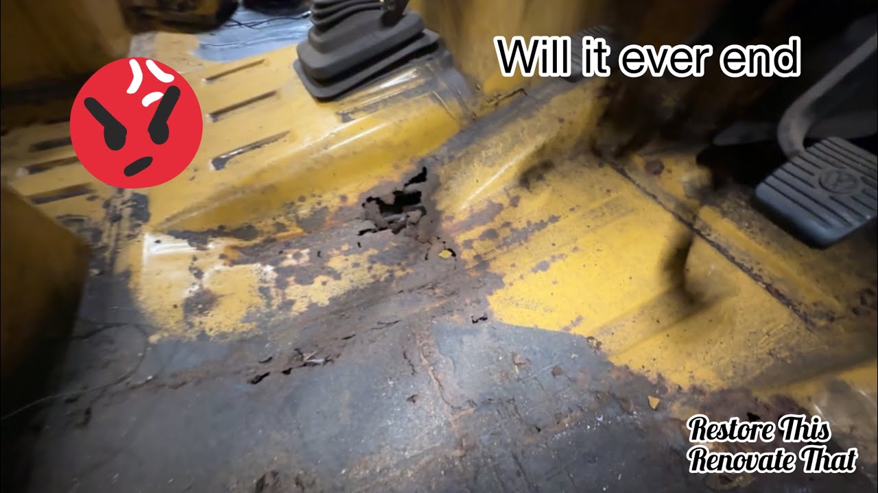 VW T25 RESTORATION EP 15 | T25 drivers footwell repair