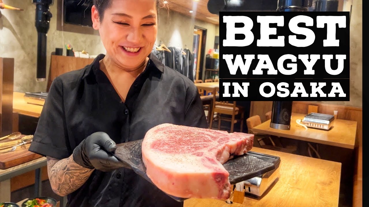 World's Only WAGYU T-Bone: Mouthwatering Yakiniku in Osaka Japan