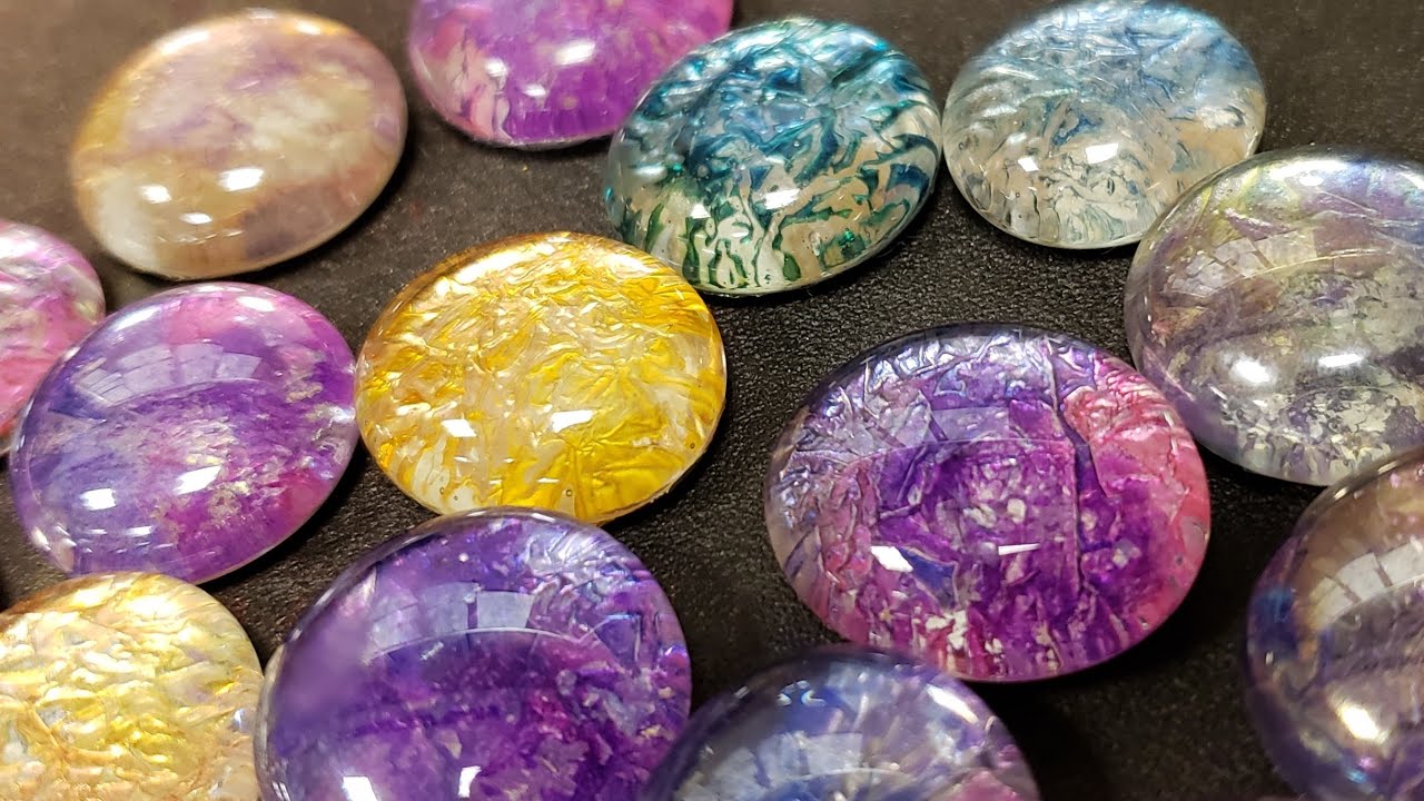 Easy Homemade Crystal Cabochons!  Eps 357