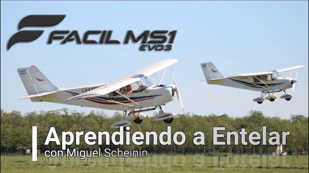 Curso Entelado Aeronáutico - Fácil MS 1/3 Avión Experimental Argentino