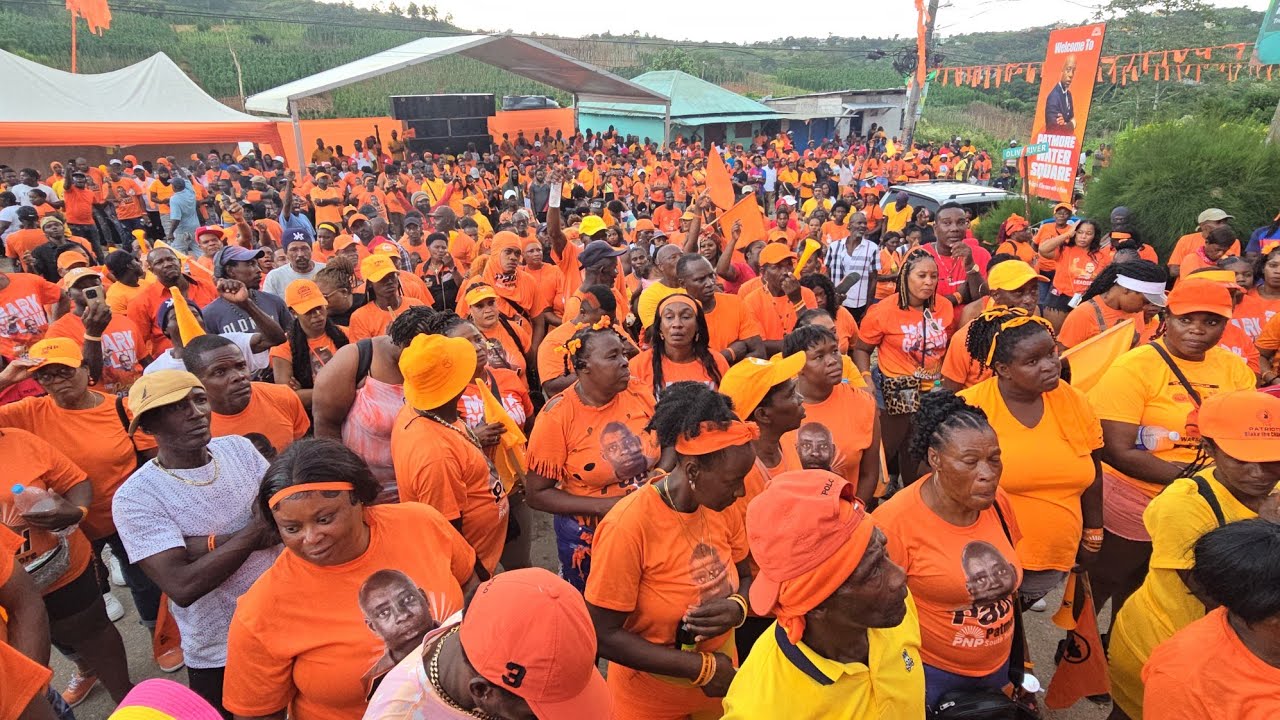 PAUL PATMORE NOMINATION DAY CELEBRATION IN WATER SQUARE LOWE RIVER,  TRELAWNY 