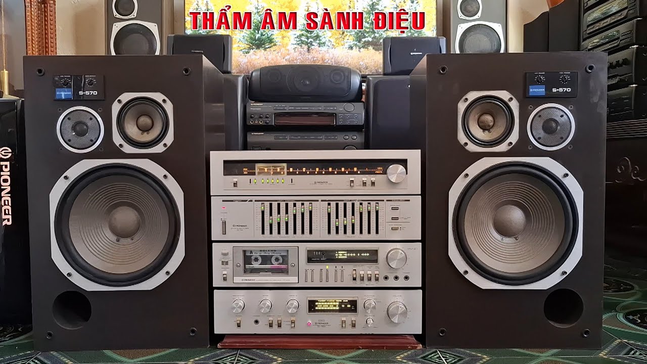 Combo âm thanh (vip) Pioneer - cặp loa huyền thoại S-570. giá tốt.A,e lh:0982269892-0986200436./