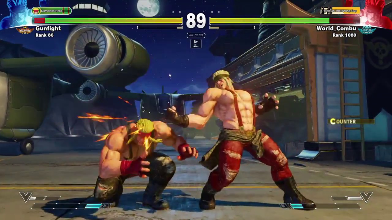 STREET FIGHTER V Gunfight (Alex) vs World_Combu (Alex)