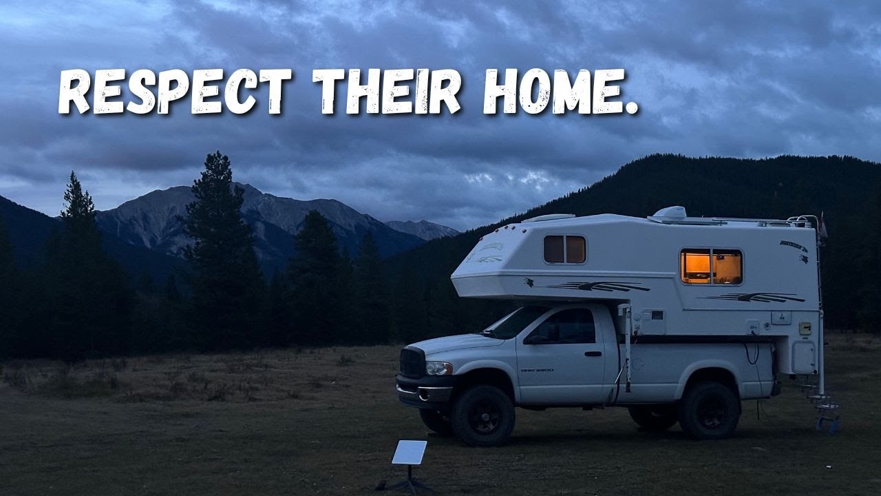 Exploring Albertas Remote Southern Forestry Trunk Road - Truck Camper Living.