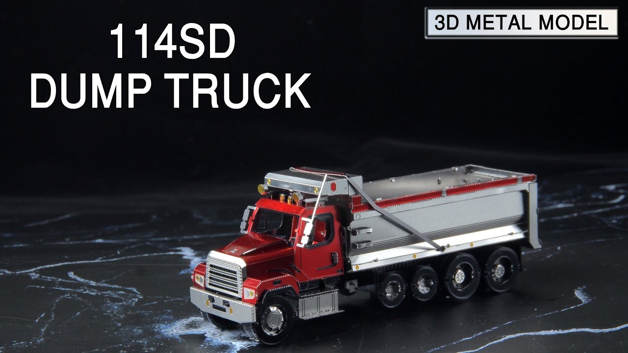 3D Metal Model | Metal Earth 114SD DUMP TRUCK (colored)