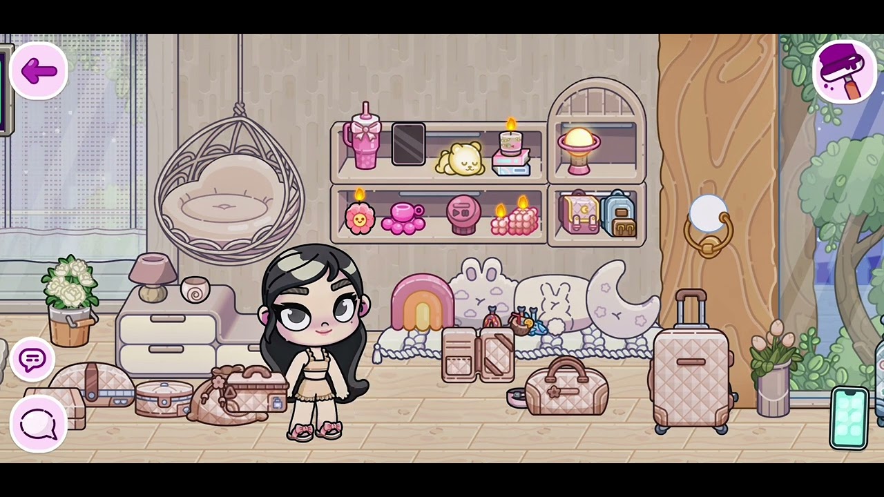 Let's pack with me for along vacation #aesthetic#avatar world