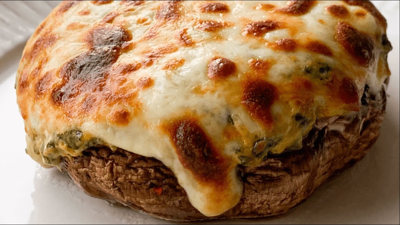 Cheesy Stuffed Mushroom Recipe | Baked Mushroom 🍄