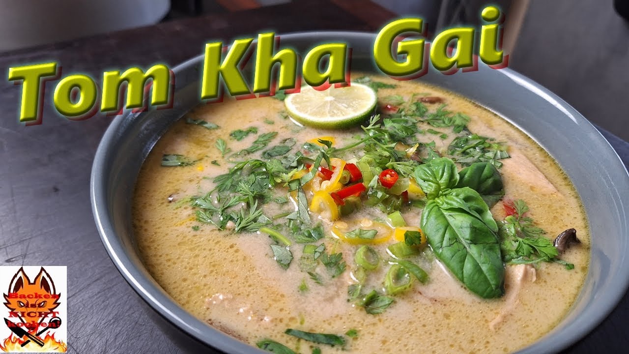 Tom Kha Gai - Thailändische Hühnersuppe
