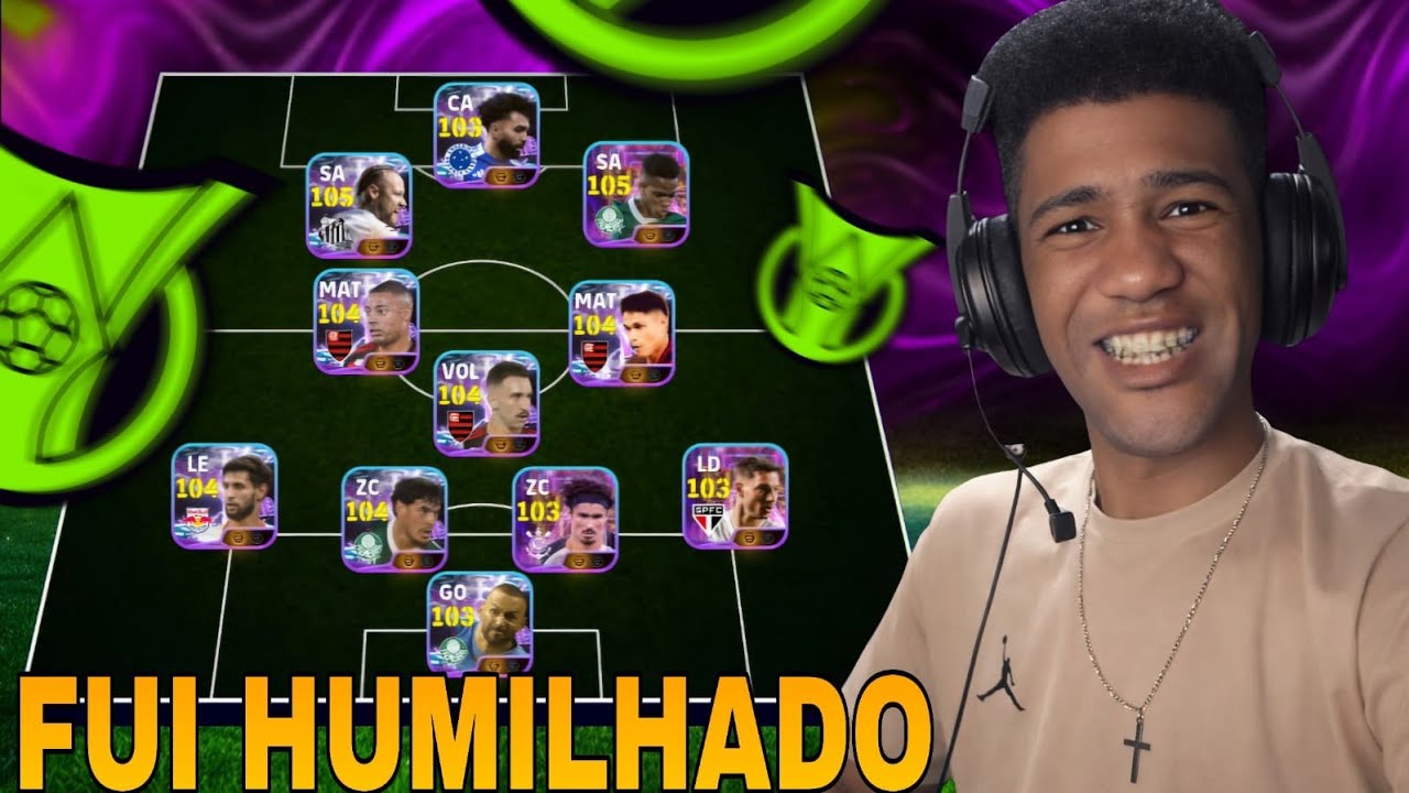 😱 Essa HUMILHAÇÃO foi BIZARRA com TIME do BRASILEIRÃO no eFootball 2026 Mobile
