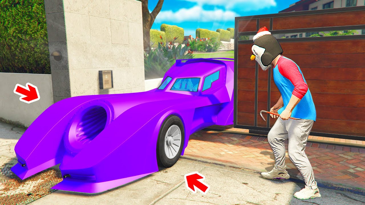 УГНАЛ РЕАКТИВНЫЙ БЭТМОБИЛЬ В ГТА 5 ОНЛАЙН ! - БИТВА ВОРОВ В GTA 5 ONLINE