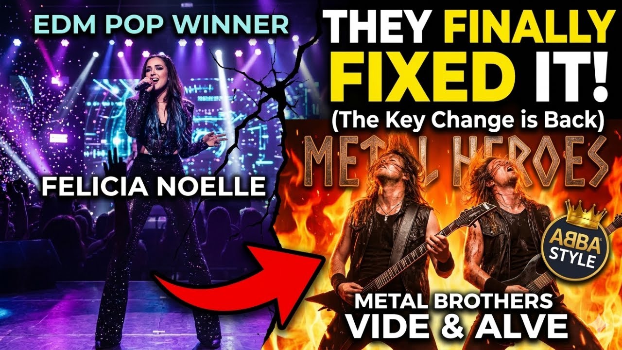 BETTER THAN THE ORIGINAL? 😱 Metal Brothers Vide & Alve FIX this Year's Swedish Eurovision Winner!
