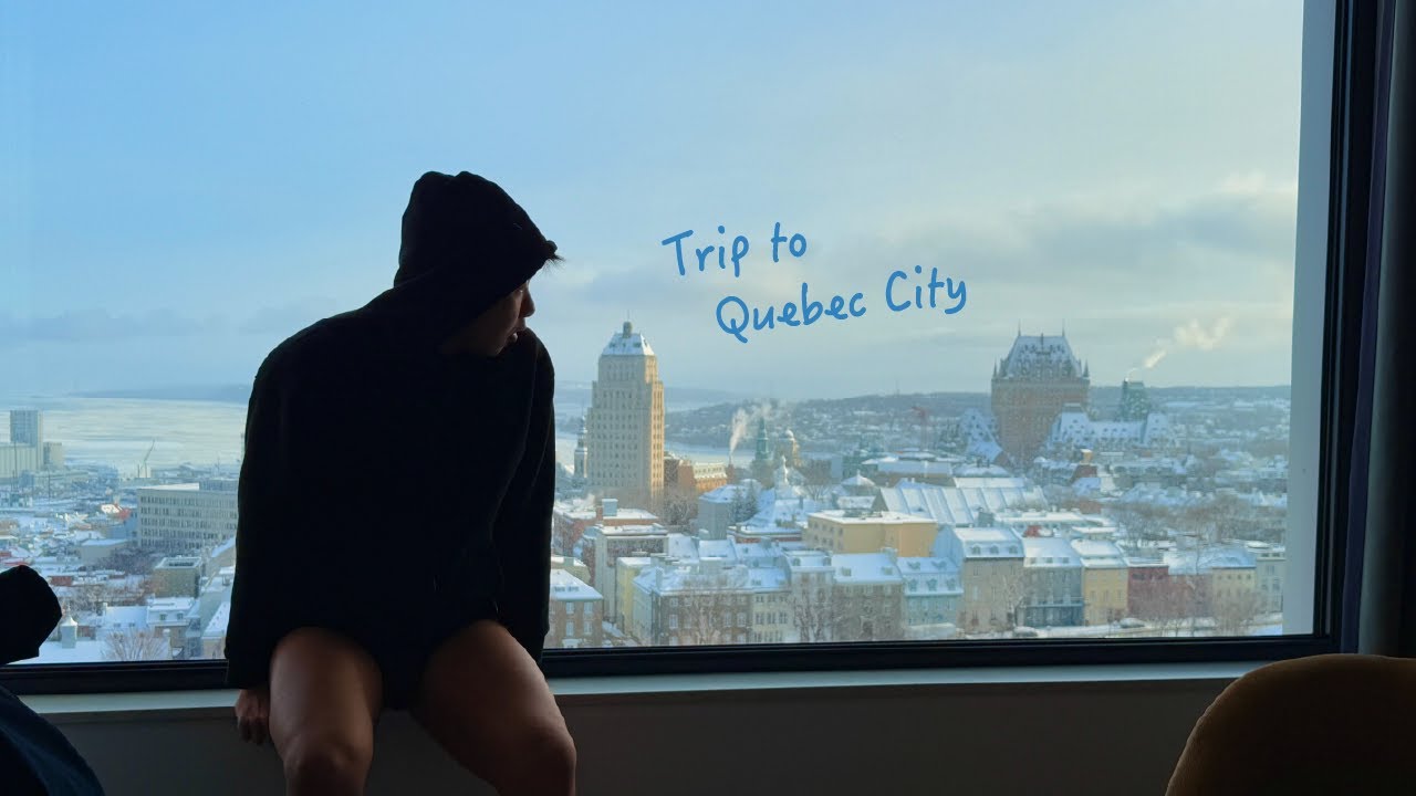 Quebec City Travel Vlog | 魁北克城旅行Vlog｜Via Rail｜Hilton Quebec｜Strøm spa nordique Experience