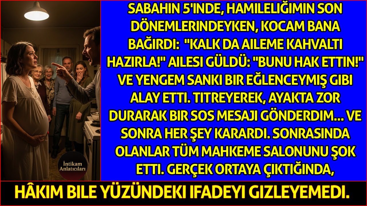Sabah 5'te Kocam Beni Aşağıladı - Ailesi Güldü Ama Hakimin Kararı Herkesi Susturdu...