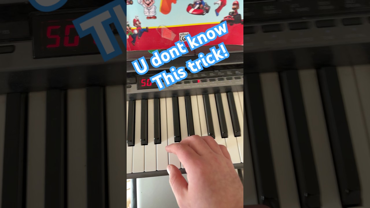 How did u do with this trick? #piano