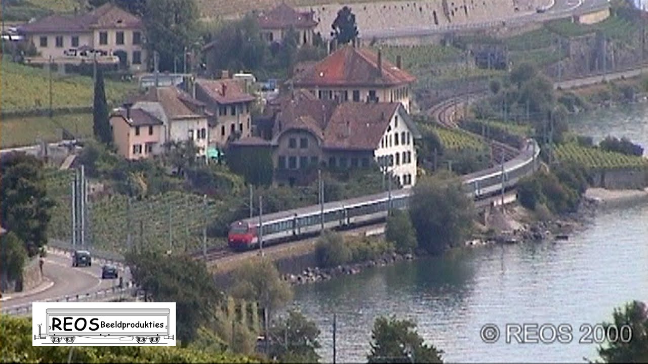 2000 [SDw] Along lake Geneva in Summer 2000, part 2 of 4; Lausanne, Lutry and Vevey - 'classic' SBB