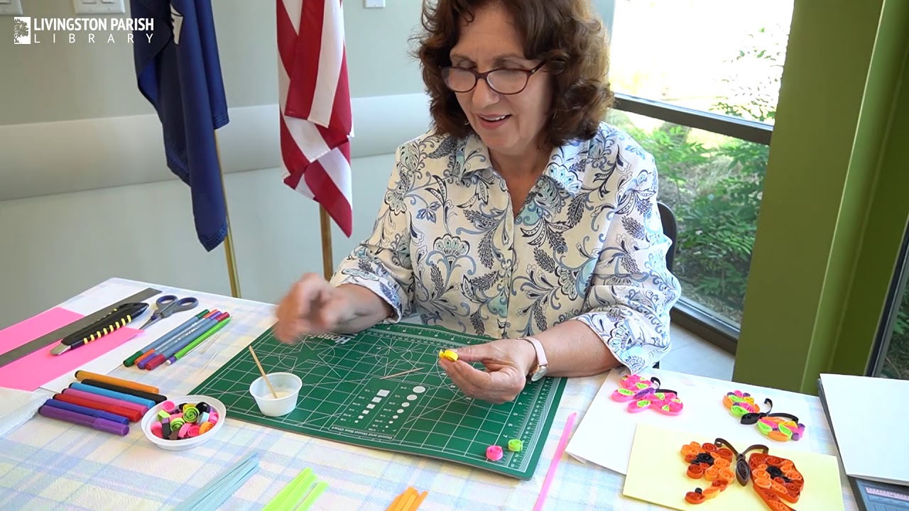 Adult Craft - Paper Quilling Butterflies