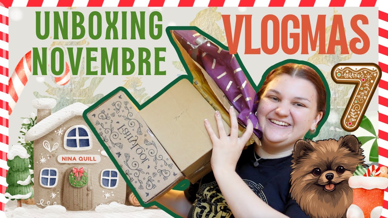 ❄️ UNBOXING NOVEMBRE 2023 BOOKMAIL | VLOGMAS 7 ❄️