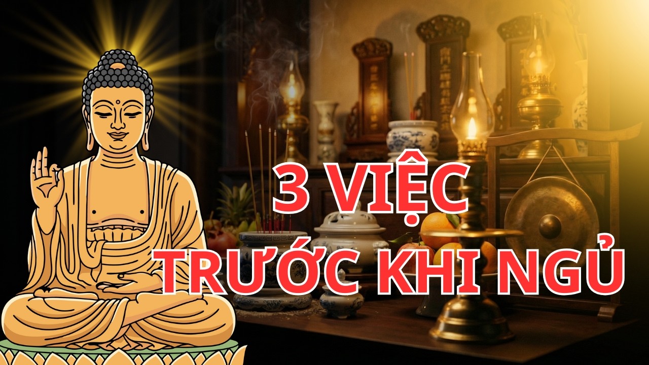 Trong Nhà Có 3 Việc Này Trước Khi Ngủ – Phật Chứng, Tổ Tiên Thương, Tâm Tự Nhiên An