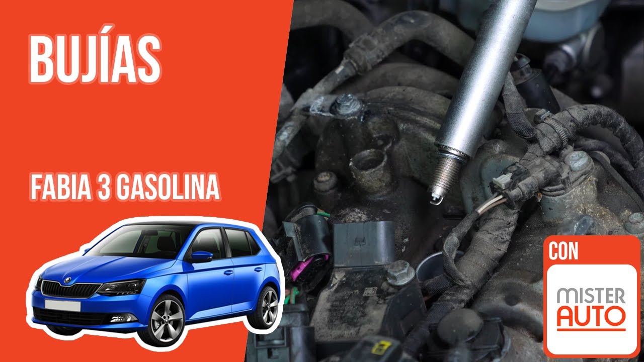 Cómo cambiar las bujías Fabia 3 1.0 MPI ⚡