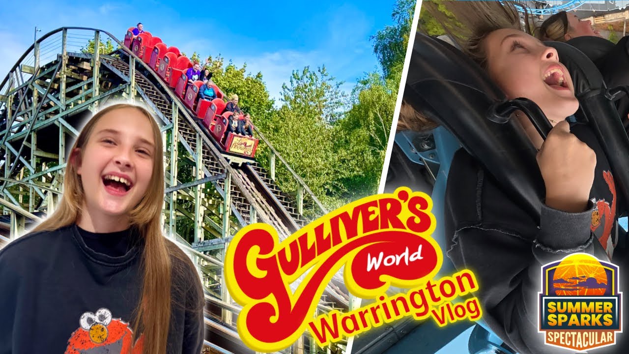 GULLIVERS WORLD Warrington Vlog August 2025 Summer Sparks Spectacular