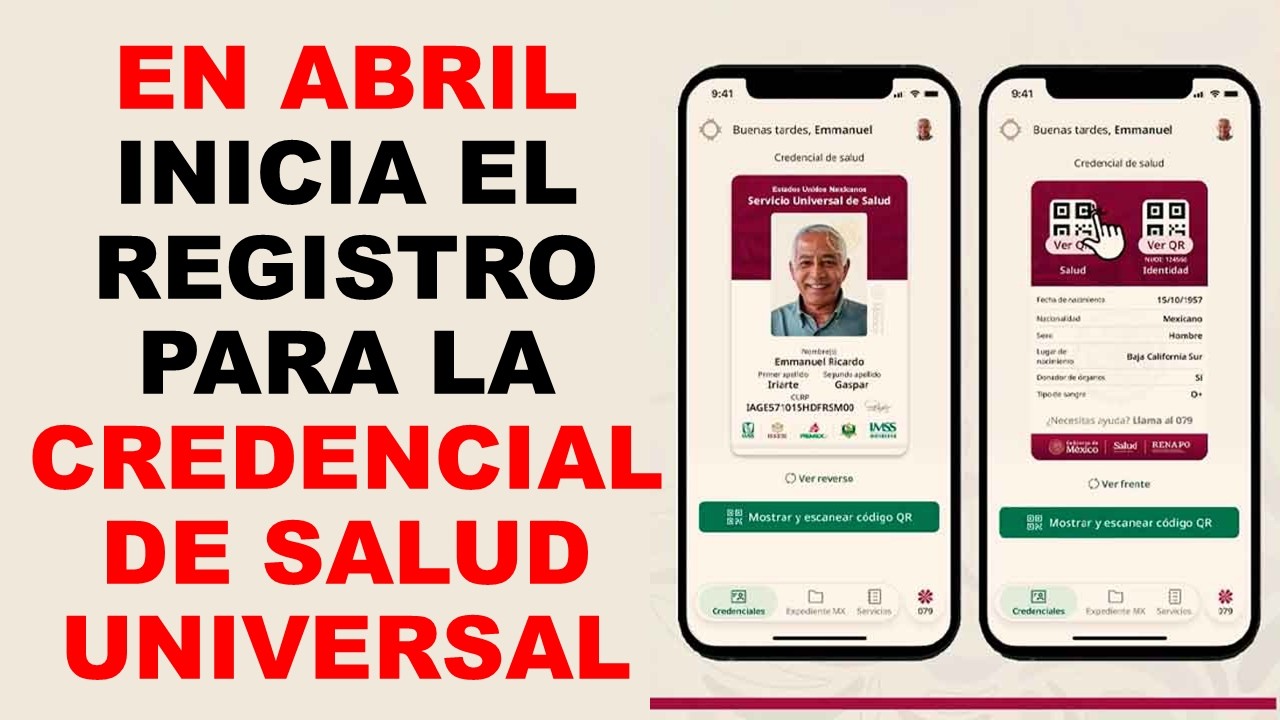 Soy Docente: EN ABRIL INICIA EL REGISTRO PARA LA CREDENCIAL DE SALUD UNIVERSAL