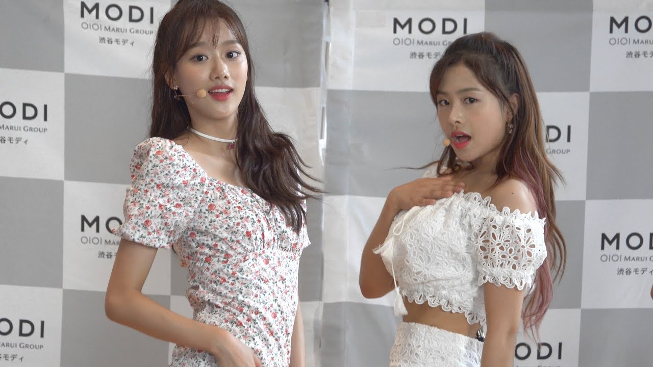 APRIL April Story 渋谷MODI 에이프릴 봄의 나라 이야기 KPOP Fancam 2019.7.29