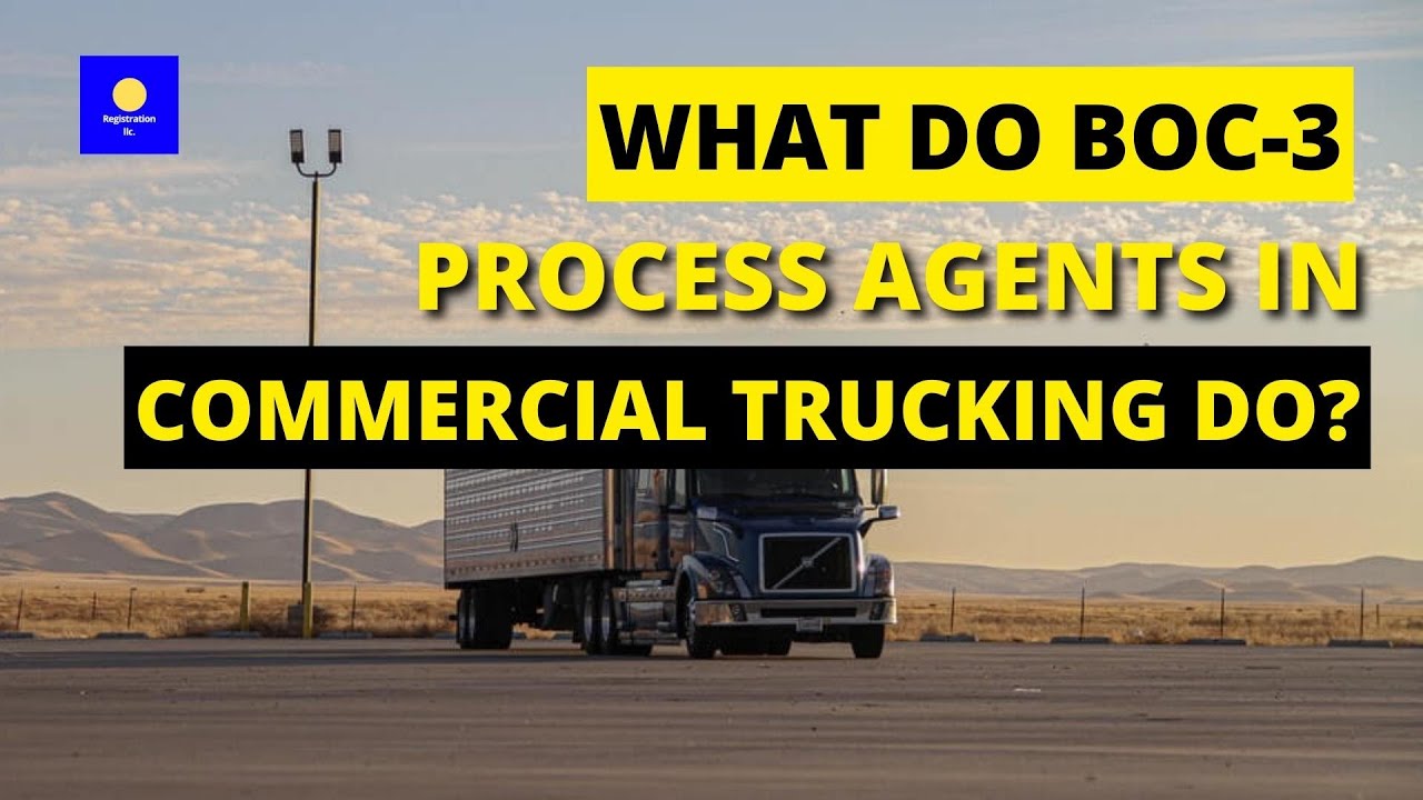 What Do Boc-3 Process Agents In Commercial Trucking Do? 🚚 💵 🏥 ⚕️ 👩🏻&zwj;⚕️ 💲 👷🏼 👮🏼 🚔 🇺🇸 💳 ⛟