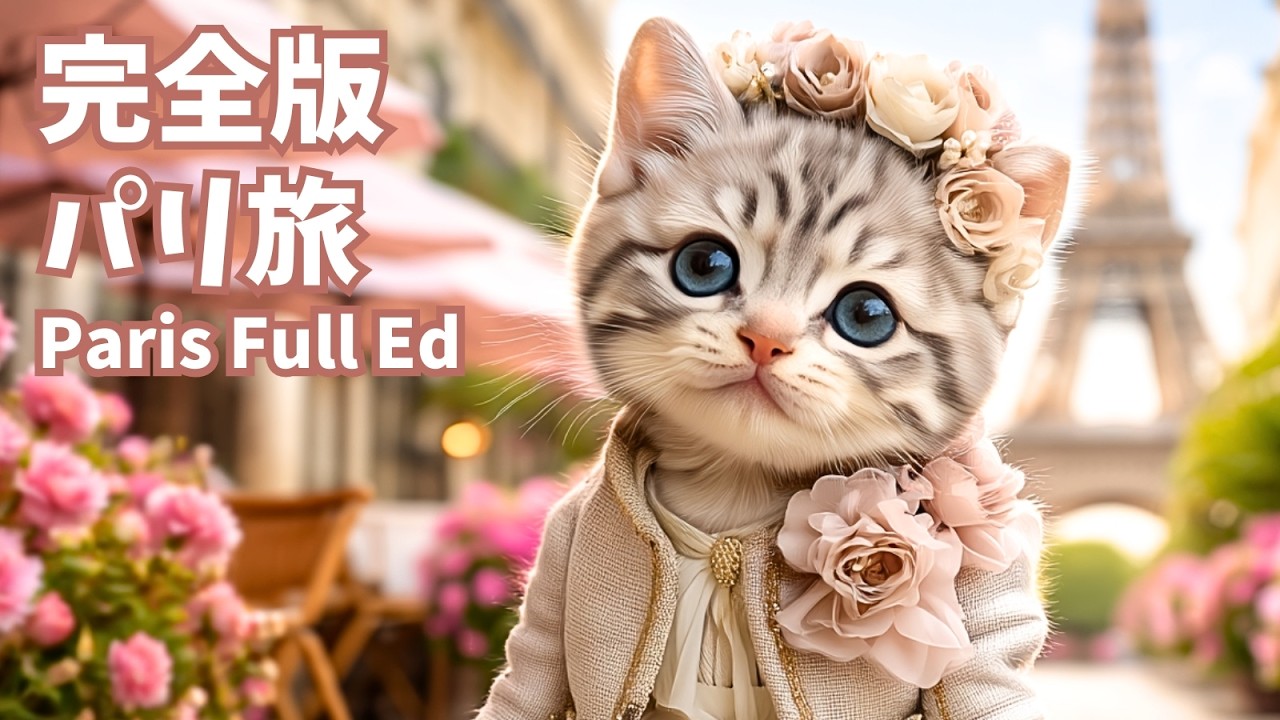 【完全版】パリコレから始まる究極のパリ旅👠✨セレブ子猫るるの旅『パリ編』 | Jet-Set Kitten Lulu: Paris Edition #子猫 #luxurytravel