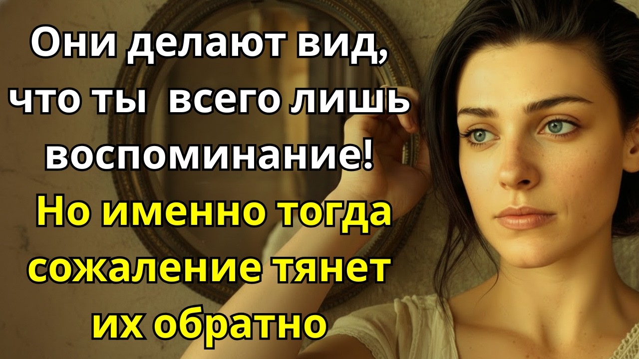 Ты для них прошлое — пока сожаление не вернёт их обратно | Стоическая психология