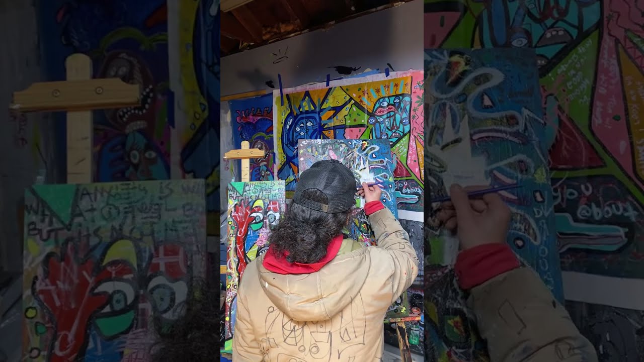 [LIVE: in the studio] - With contemporary artist processing his human experience 