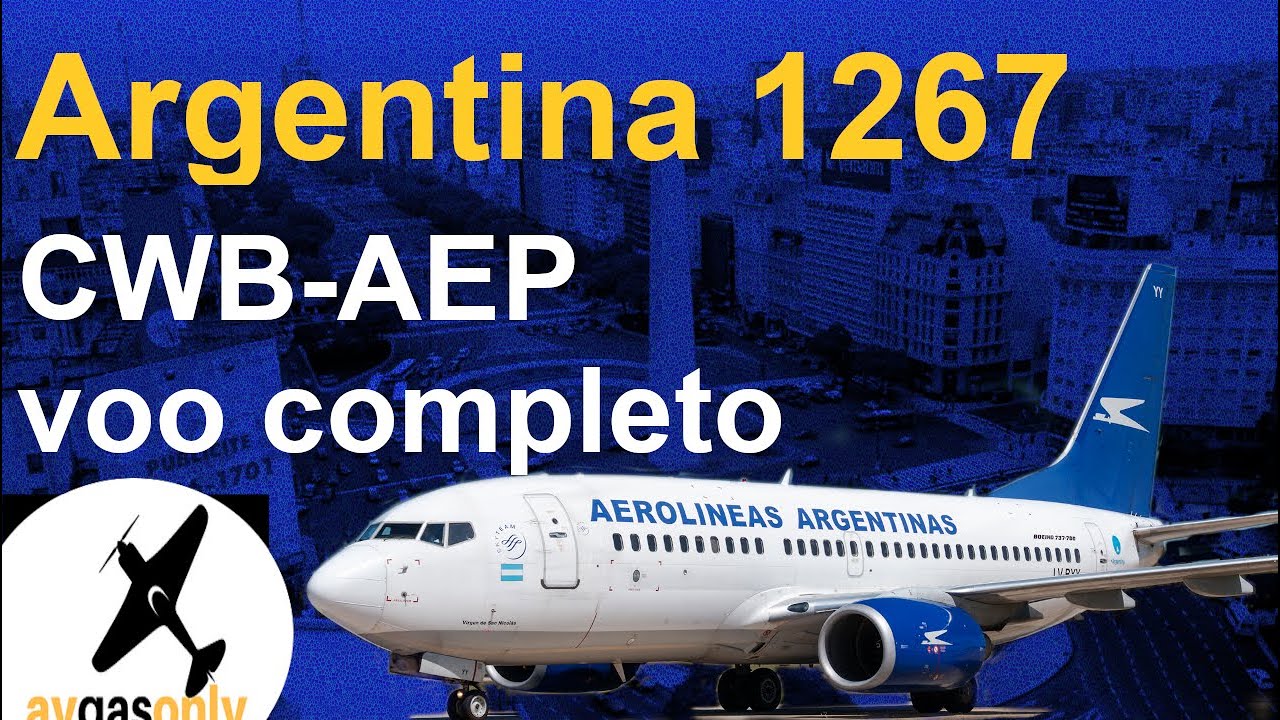 Voo Completo e Comentado: Aerolineas Argentinas 1267 - Curitiba - Aeroparque (Buenos Aires)