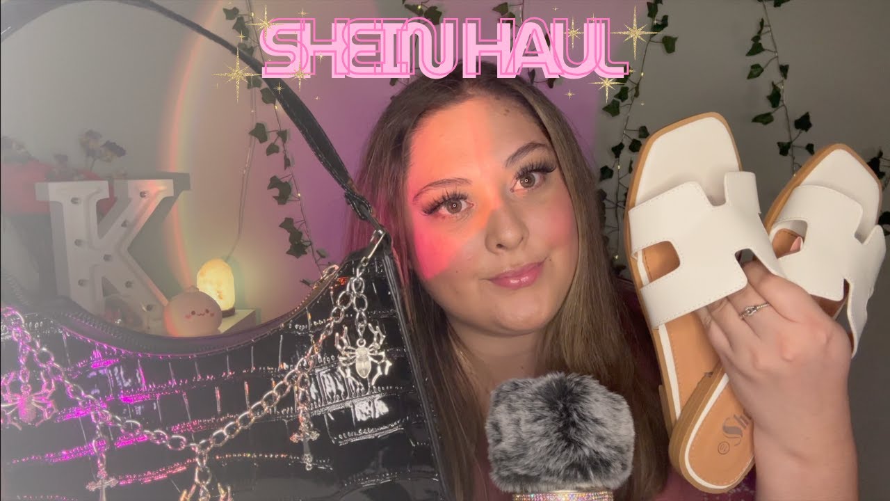 ✨ASMR Summer SHEIN Haul 🌺✨ + Try On 👗// Fabric Sounds & Whispers🤫💅🏼