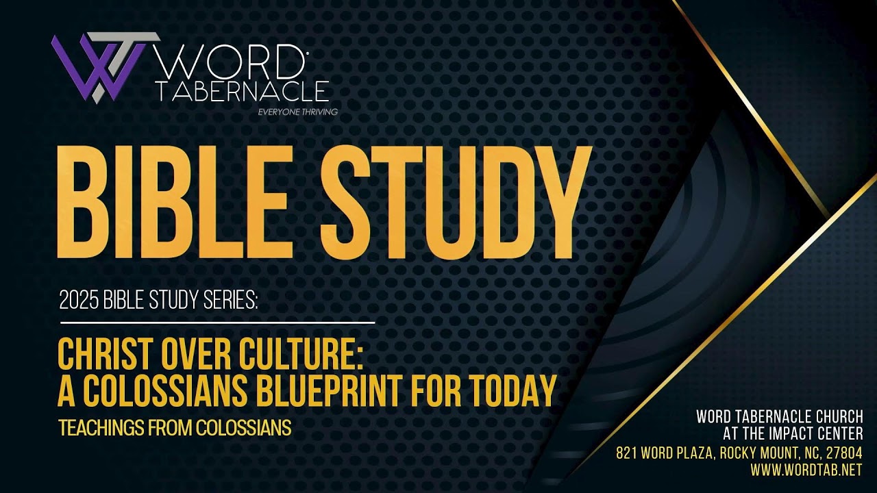 Tuesday Bible Study Service // 10/21/2025 // Word Tabernacle Church