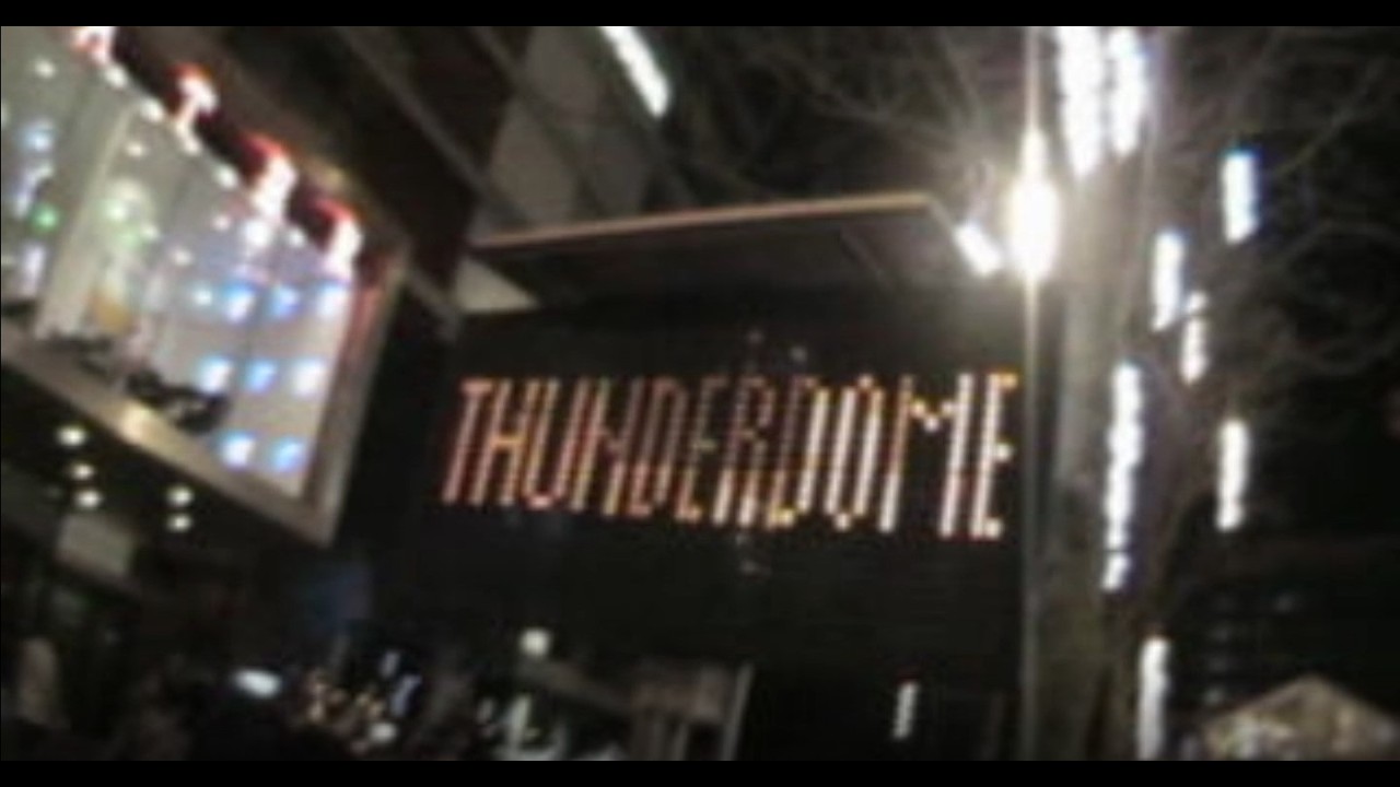 Thunderdome Utrecht 2025 on a MiniDV camcorder