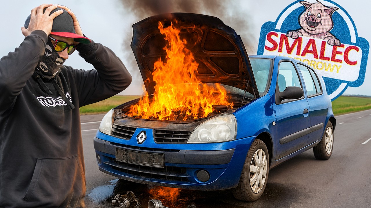 Zalaliśmy smalec zamiast oleju do silnika Renault Clio