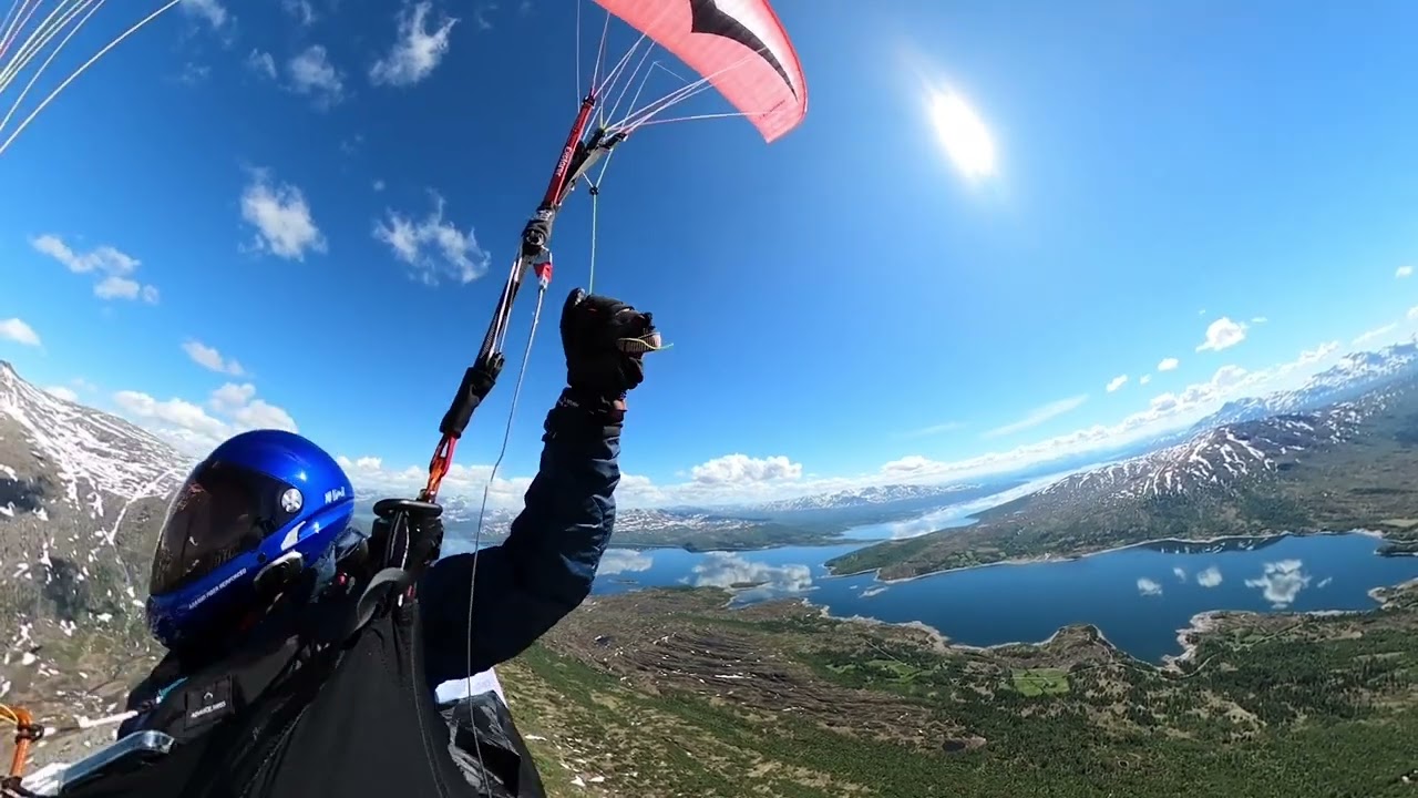 Paragliding Røssvatnet 13.juni 2024