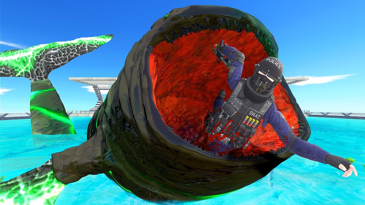 BLOOP Escapes and Eats Everyone - Animal Revolt Battle Simulator