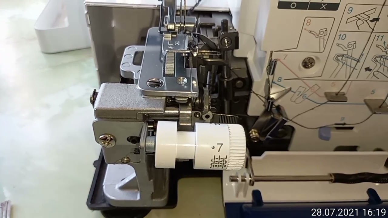 Оверлок  Brother 4234D.Уход,чистка,смазка.